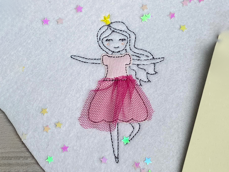Prinzessin Set - doodle Stickdatei